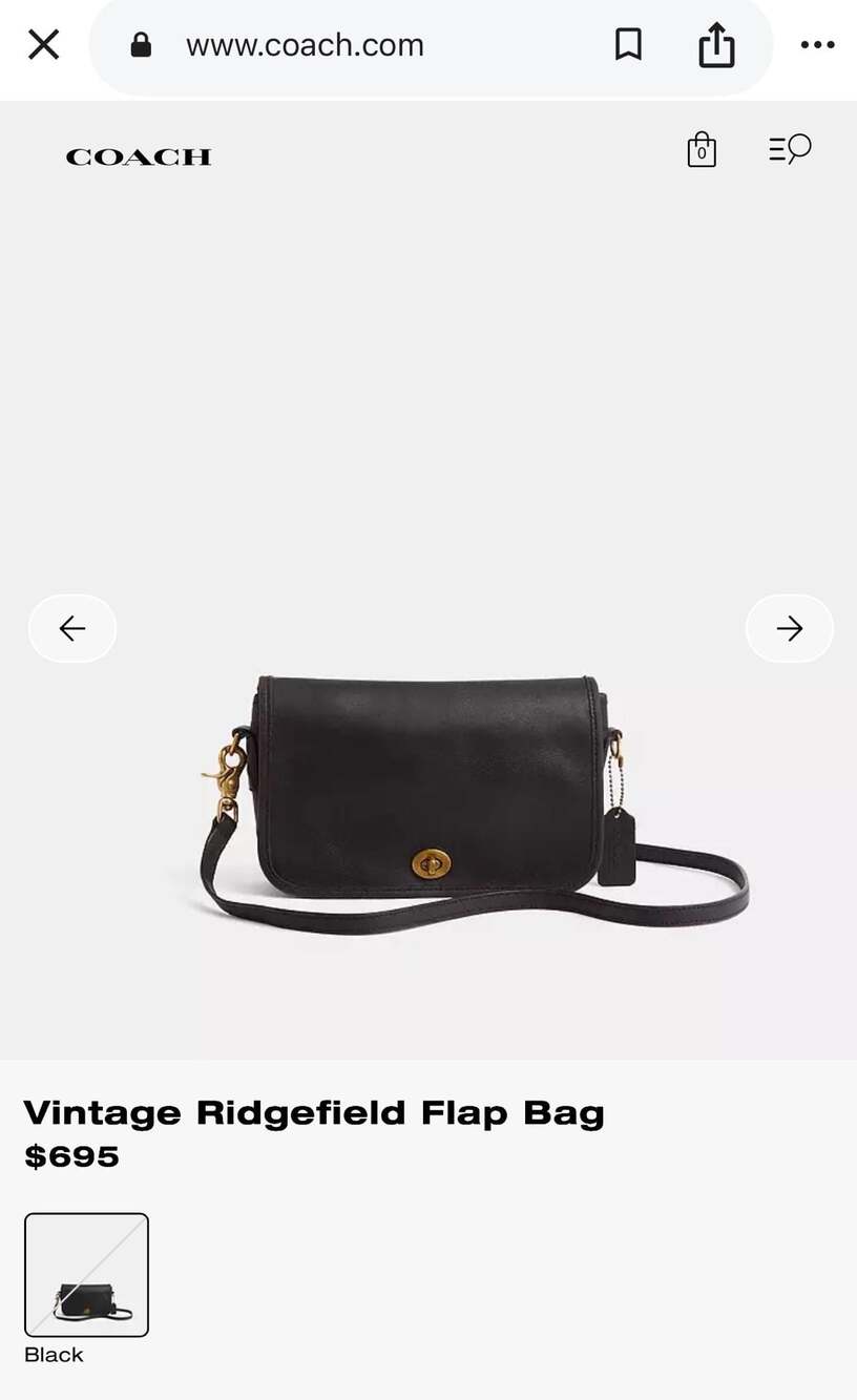 Vintage Ridgefield Flap Bag